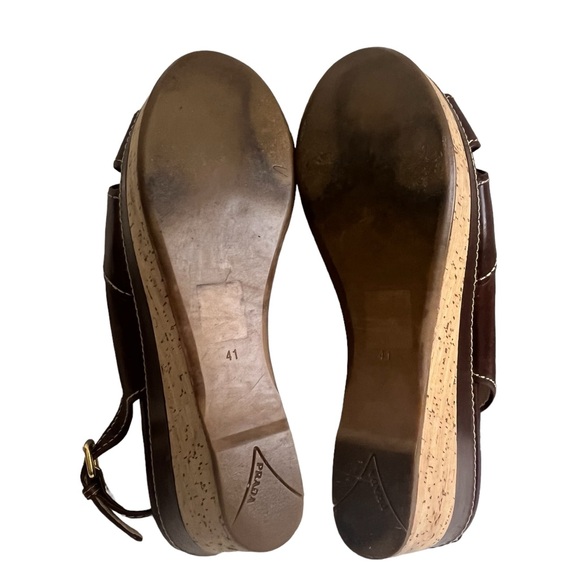 Prada womens wedge sandals size 41 - Picture 13 of 16